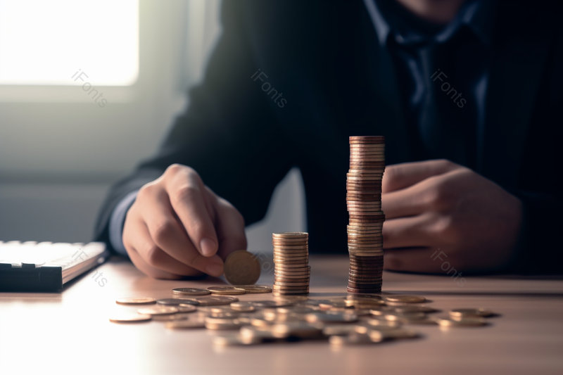 金融理财金币累加商务人士拍摄,高清,摄影图,摄影图片,图片大全,摄影图免费下载